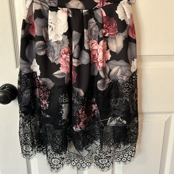 NWT Sleeveless cocktail dress with lace bottom. - Picture 4 of 6